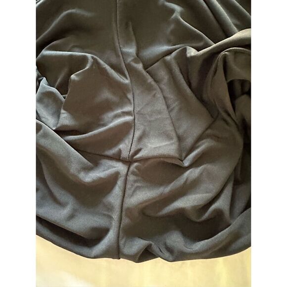 Bob Mackie Pants Black Wide Leg Pull On Stretch Casual Basic 3x - Picture 10 of 10